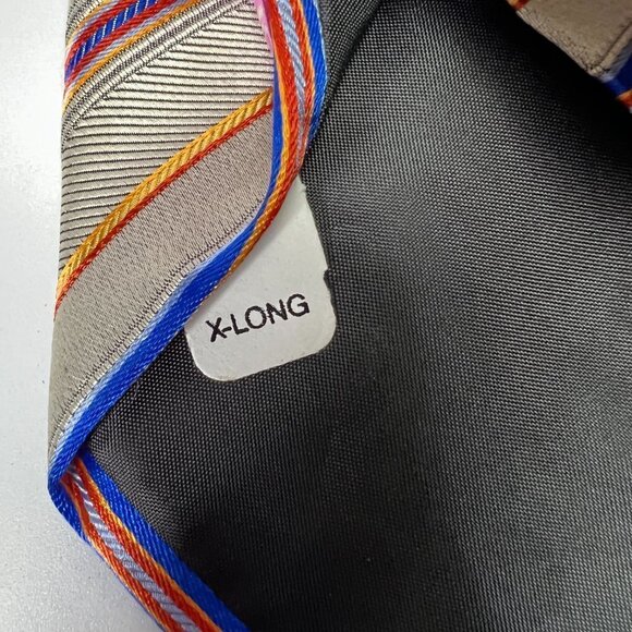 FABIO Fazio 100% Silk Striped Tie - Picture 5 of 5